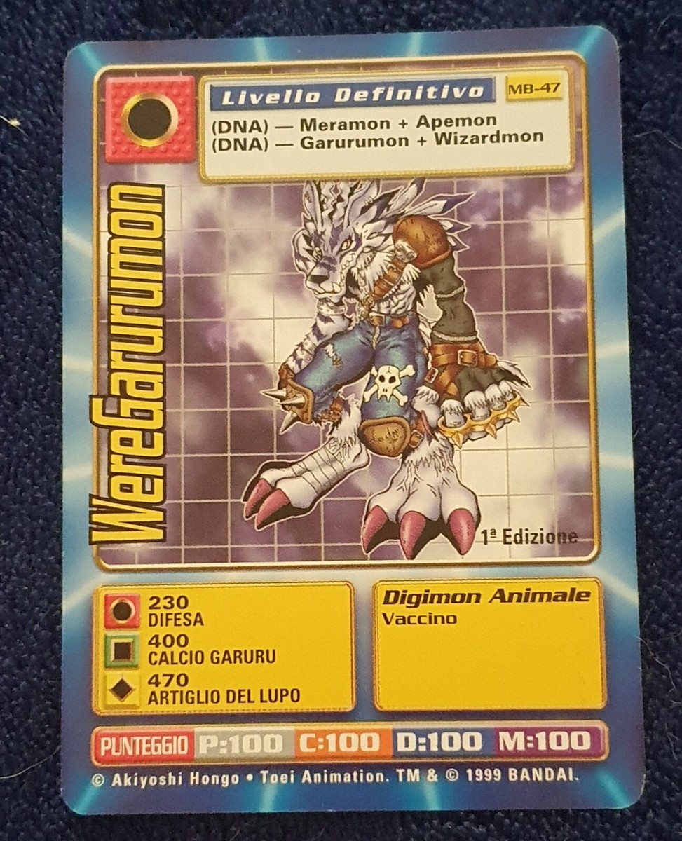 Digimon Card WereGarurumon | eBay Digimon Card WereGarurumon | eBay
