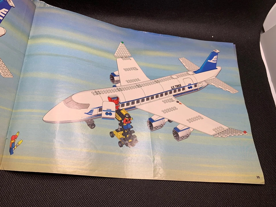 Lego City Passenger Plane 7893 Instructions ONLY Manual Directions Book Booklet - Image 2 of 4