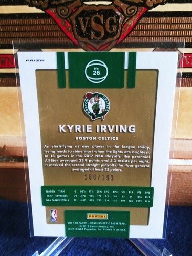 2017-18 Optic Fast Break Orange Disco Prizm Kyrie Irving!!! /193!!¡! - Imagen 2 de 2