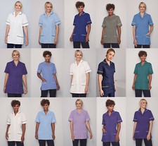 Womens Dress Tunic Nurses Uniform Vet Medical Dental Therapist Healthcare Nurse