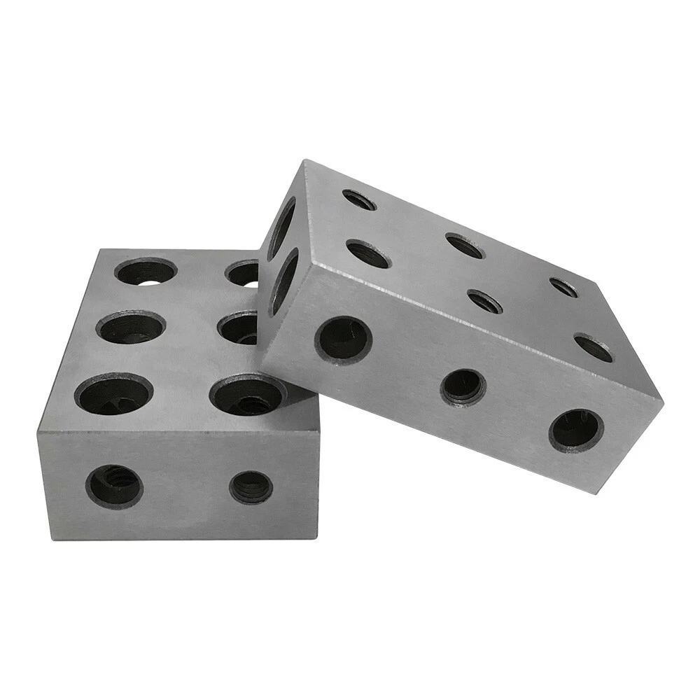 11 Holes Milling Drilling Precision Metal Block 1 Pair Of Universal 1-2-3  Block | eBay