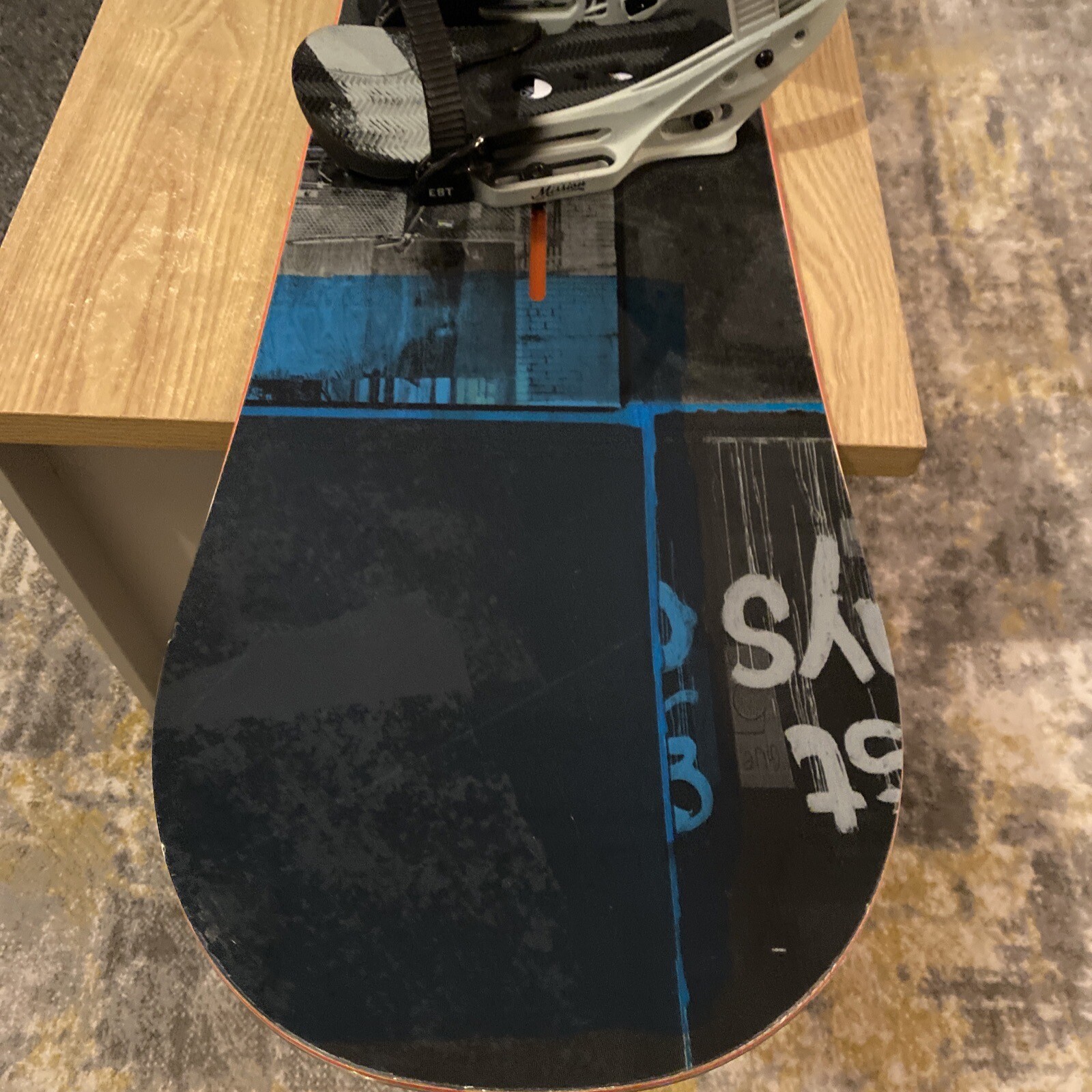 Burton Process Flying V 157 Snowboard with Burton Mission bindings eBay