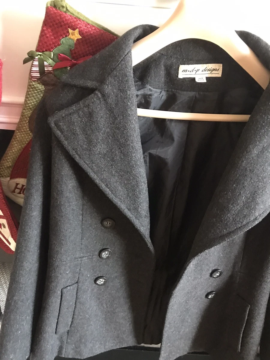 Designer pea cheap coat womens