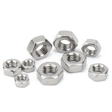 Hex Fine Thread Nut Hexagon Hex Nuts M6 M8 M10 M12-M24 DIN934 A2 Stainless Steel