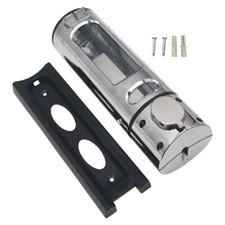 400ml Wall Mounted Hand-pressed Bathroom Soap Dispenser Single-head Silver