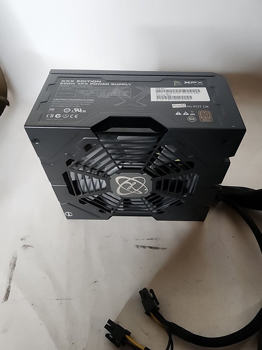 XFX XPS-650W-3XS XXX Edition 650W ATX PSU Power Supply, Semi
