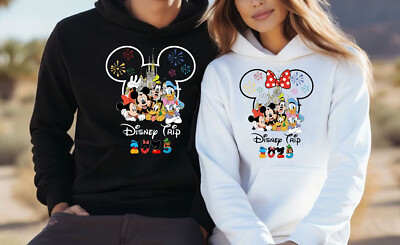 Family Matching vacation Hoodies ,Couple Jumper gift ideas, Disney Trip 2025(hod
