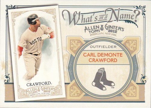 2012 Topps Allen & Ginter What's in a Name You Pick the Card Finish Your Set - Picture 9 of 61