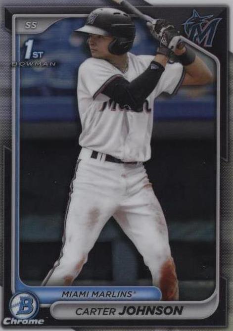 チャップマン ボウマンオート リフラクター 2024 Bowman Draft - Chrome Carter Johnson #BDC-12 Refractor (RC