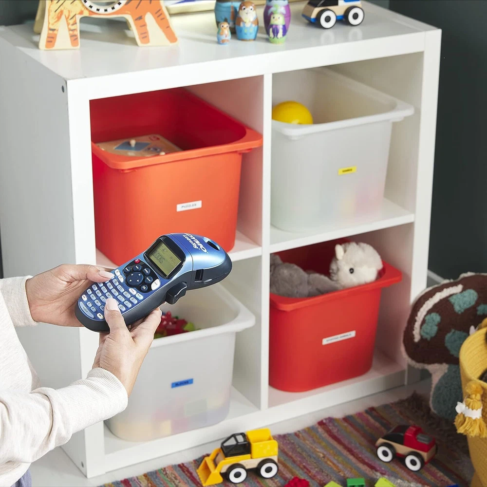 DYMO LetraTag 100H Handheld Label Maker with 3 Label Tapes for Home & Office Organization  