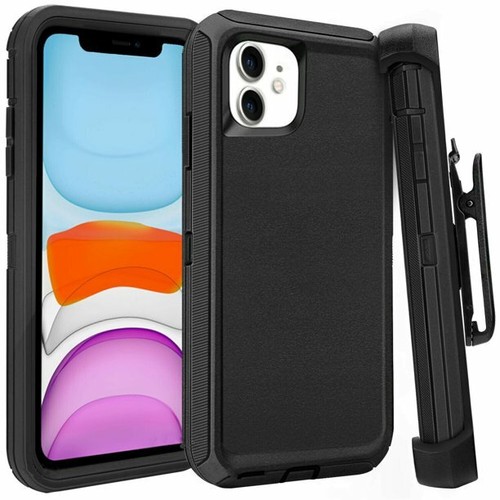 For iPhone 13 12 11 Pro X XR Max 7 8 Plus Shockproof Defender Hard Phone Case - Picture 11 of 21
