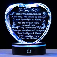 Mothers Day Wife Gifts from Husband, Wedding Anniversary Birthday Women Gifts...