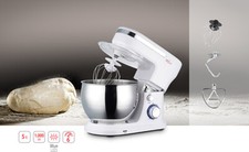 Melchioni Impastatrice Planetaria 5 lt 1000 W 6 Velocità Bianco Maxima New
