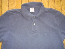 BROOKS BROTHERS MEN'S ORIGINAL FIT BLUE POLO SHIRT SIZE MEDIUM GREAT 