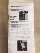 Carefree RV awning mate gators  Mfg. 901402