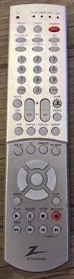 Zenith 6710V00102K Lcd Projection Tv Remote Control M52W56LCD E44W48LCD E44W46
