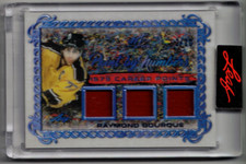 RAYMOND BOURQUE 22/23 Leaf Art of Hockey Paint By Numbers 3X Jersey BLUE #/20