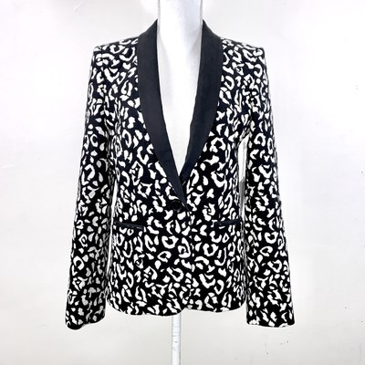 leopard lab coat