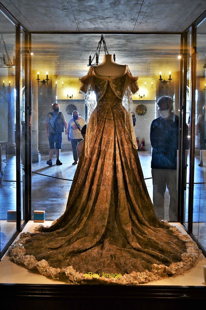 Photo 12x8 Kedleston Hall: 'The Peacock Dress' worn by Lady Curzon at the  c2021 | eBay