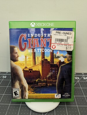 Industry Giant II 2 Be A Tycoon Microsoft Xbox One Nice Disc Works Free Shipping