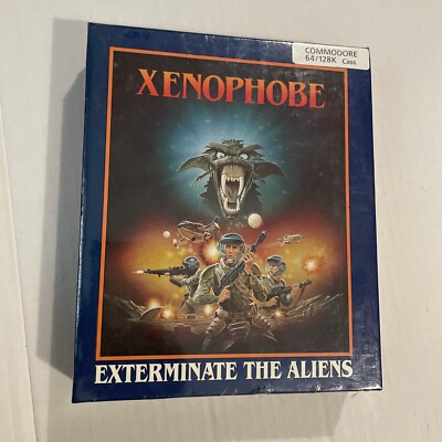 Commodore 64 C64 Xenophobe von MicroProse RARE SEALED 128k Cassette