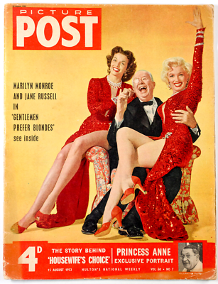 MARILYN MONROE Jane Russell PRINCESS ANNE ~ PICTURE POST magazine