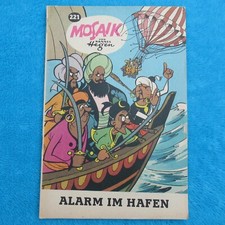 FEHLDRUCK Schrägschnitt MOSAIK Digedags Nr 221 "Alarm im Hafen" DDR