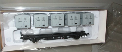 Brawa H0 49130 DB Behältertragwagen Lbs 589 „von Haus zu Haus” , Epoche IV _ NEU | Zustand: Neu