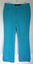 DISMERO Blue Cotton Blend Italian Straight Le...