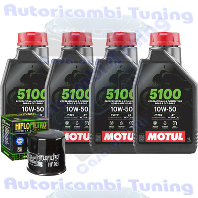 Servicekit Öl Motul 5100 10W50 Für Yamaha XV1700 ATM Road Star 2007