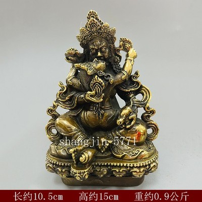 6'' Brass Make Love Buddha Statue SexLover Sculpture Happy Mandkesvara Yab-Yum