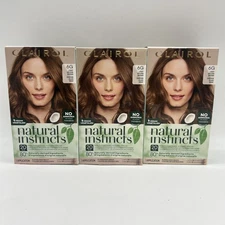 Clairol Natural Instincts Demi-Permanent Hair Dye, 6G Light Golden Brown 3 Pack