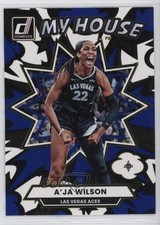 2025 Panini Donruss WNBA My House Press Proof Blue A'ja Wilson #5 4d5