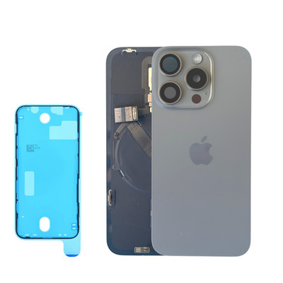 Original iPhone 15 Pro / 15 Pro Max Backglas Backcover Rückseite inkl. NFC