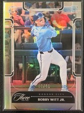 2024 Panini Three & Two #23 Bobby Witt Jr Holo Refractor 08/49 SP 🔥