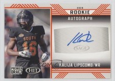 2020 Sage Hit Rookie Auto Orange Kalija Lipscomb #A6 Auto 1u6