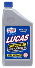 Lucas Oil 10252 20W-50 Plus Petroleum Motor Oil, 1 Quart (32 Ounces)