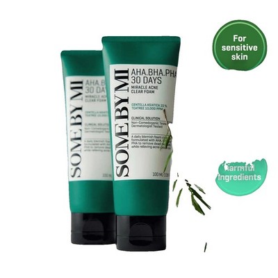 SOME BY MI AHA.BHA.PHA 30 Days Miracle Acne Clear Foam 100ml | pore care