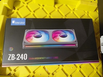 Jonsbo ZB-240 25mm ARGB Infinity Mirror Series PC Case Fan Dual
