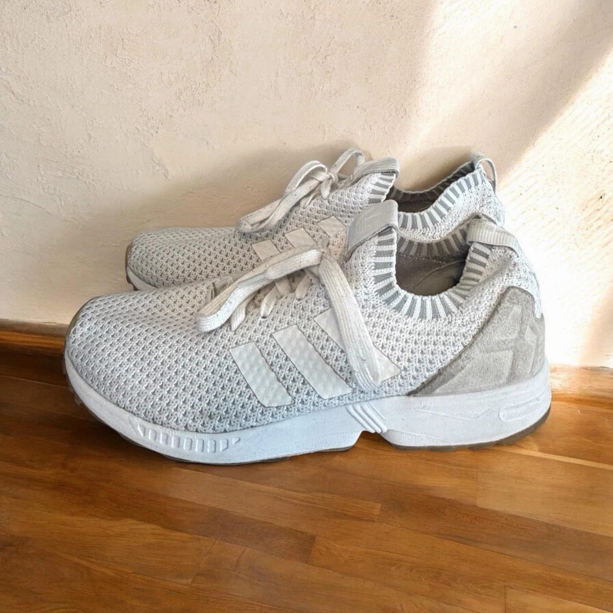 Adidas ZX Flux White Gum for sale | eBay