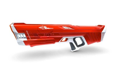 Spyra Three elektrische Wasserpistole - Rot , bis zu 15m Reichweite, 3 Spielmodi