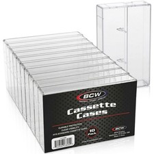 Cassette Tape Cases 10 Pack Clear Audio Cassette Cases Protect Stan...
