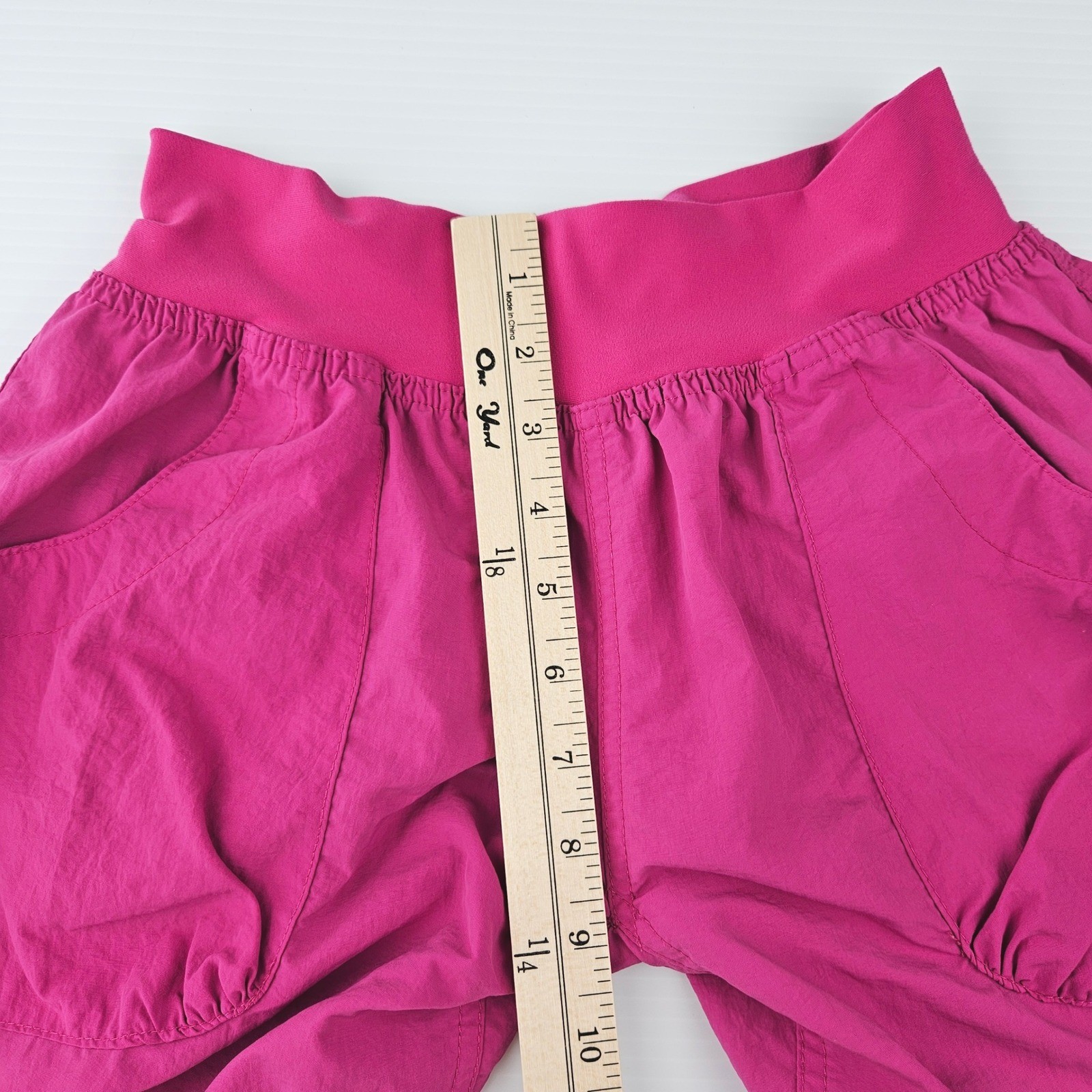 Zumba Feel the Music Cargo Pants Pink Nylon Dance Trousers Medium RN131301 image 7