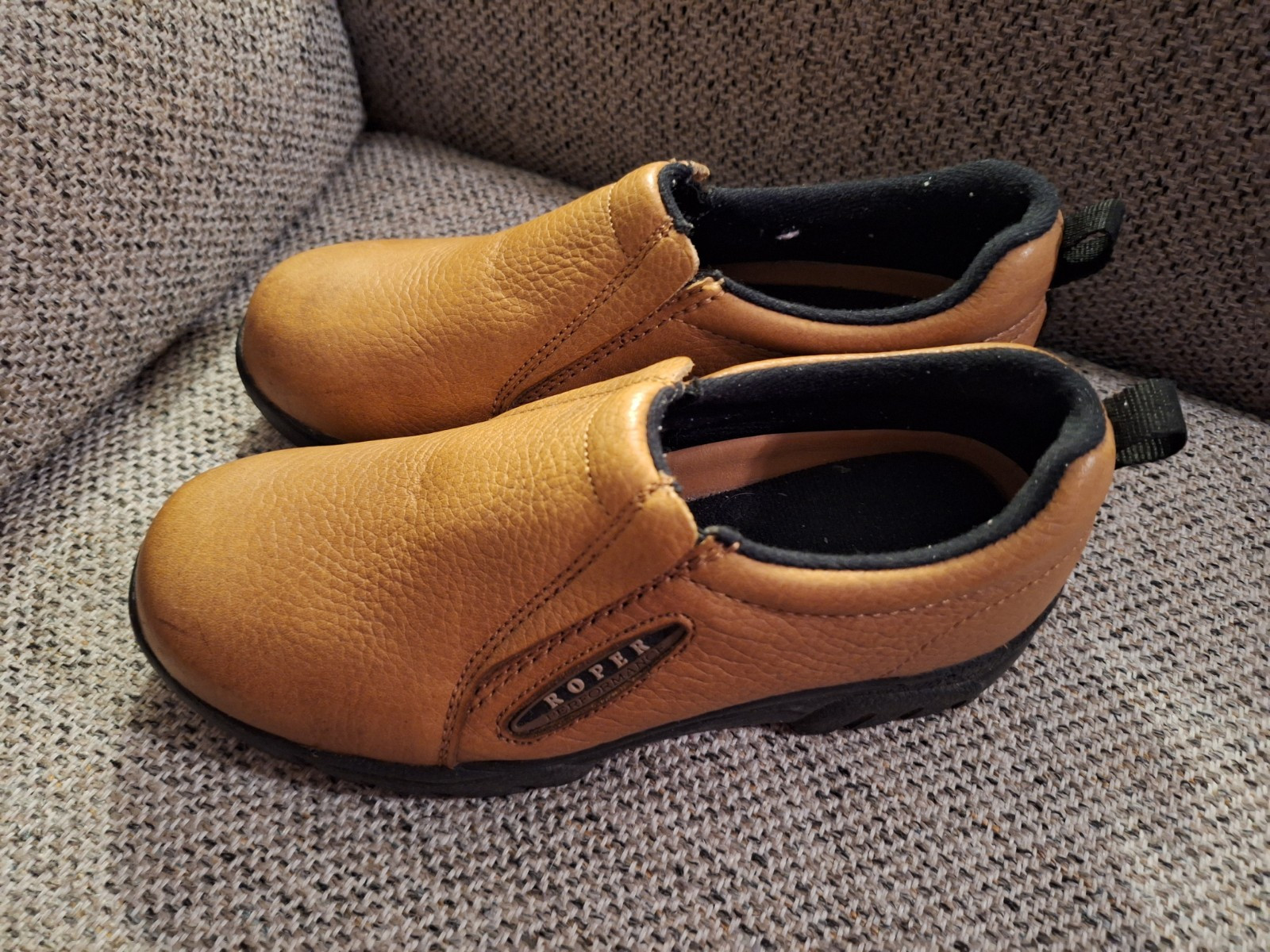 Roper Performance Womens Shoes Size 7 Brown Leath… - image 3