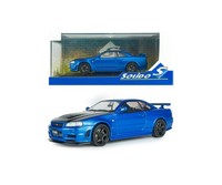 Solido 421438283 - 1:43 Nissan Skyline GT-R (R34) Blau - Neu