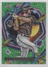2023 Topps Cosmic Chrome Green Space Dust Refractor 62/75 Jake Cronenworth 4pn