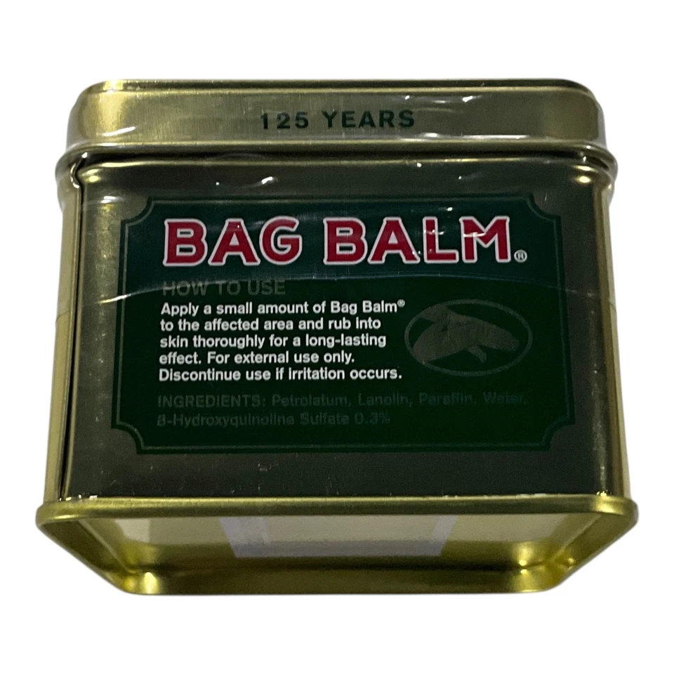 3-Pack Vermont's Bag Balm Moisturizer 8oz 125th Anniversary Gold Tin Ltd Edition - Image 4 of 4