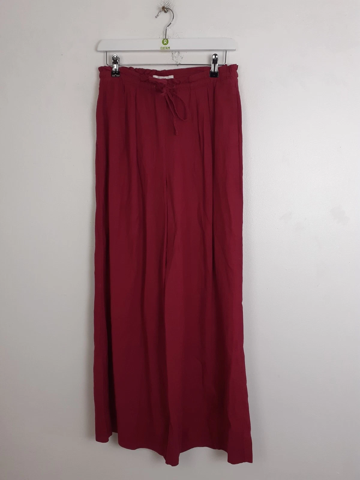M&S Womens Wide Leg Elastic Waist Linen Blend Trousers Pink NEW
Opens in a new window or tab