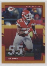 2017 Panini Donruss Jersey Number 55/55 Dee Ford #212 qf8