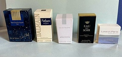 Parfum Miniaturen Konvolut 5 Stück mit Boxen